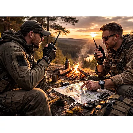 Комплект из 2 радиостанций baofeng bf-888s с большим радиусом действия до 8 км и аккумулятором 1500 мач