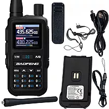 Кратковолновая рация baofeng uv-5r mini с большим радиусом действия до 20 км и встроенным фонариком, аккумулятор 1600 мач