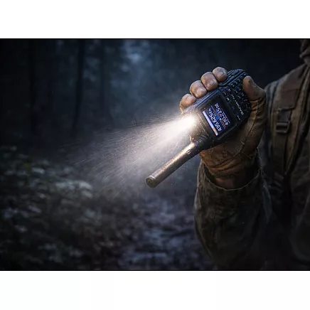 Кратковолновая рация baofeng uv-5r mini с большим радиусом действия до 20 км и встроенным фонариком, аккумулятор 1600 мач