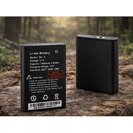 Комплект из 2 радиостанций baofeng bf-t6 с большим радиусом действия до 2 км и фонариком 1500 мач