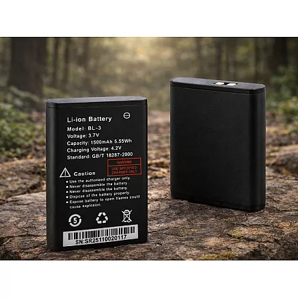 Комплект из 2 радиостанций baofeng bf-t6 с большим радиусом действия до 2 км и фонариком 1500 мач