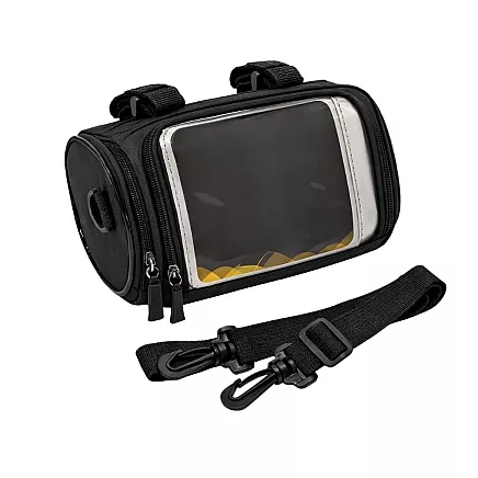 Waterproof bike handlebar bag – phone pocket for the handlebar