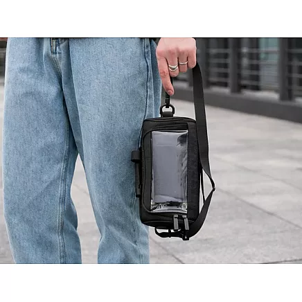 Waterproof bike handlebar bag – phone pocket for the handlebar