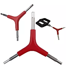 Шестигранный ключ «звездочка» 4/5/6 мм для велосипеда, тройной ключ для велосипедных болтов