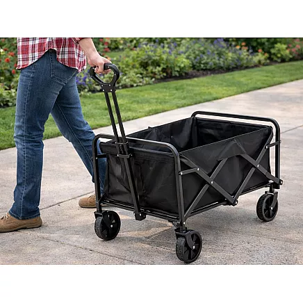 Складная большая тележка для туризма, транспортировки, сада, кемпинга и пляжа