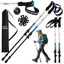 ТРЕККИНГОВЫЕ ПАЛКИ ДЛЯ СЕВЕРНОЙ ХОДЬБЫ VERK GROUP НАКОНЕЧНИКИ ЧЕХОЛ