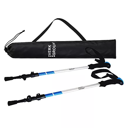 ТРЕККИНГОВЫЕ ПАЛКИ ДЛЯ СЕВЕРНОЙ ХОДЬБЫ VERK GROUP НАКОНЕЧНИКИ ЧЕХОЛ