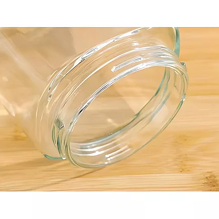 300ml glass spice jar with handle + spoon