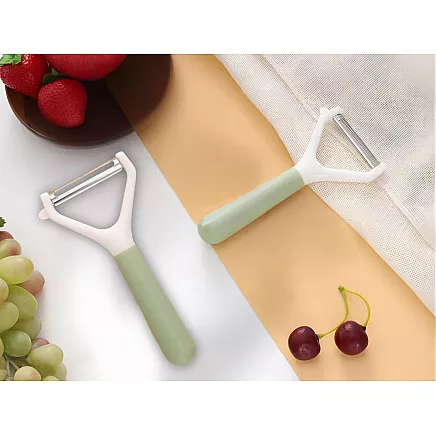 Vegetable and Fruit Peeler – Double-Blade Ergonomic Peeler and Scraper