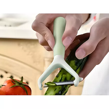 Vegetable and Fruit Peeler – Double-Blade Ergonomic Peeler and Scraper