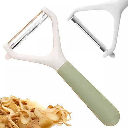 Vegetable and Fruit Peeler – Double-Blade Ergonomic Peeler and Scraper