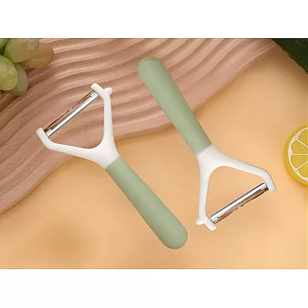 Vegetable and Fruit Peeler – Double-Blade Ergonomic Peeler and Scraper