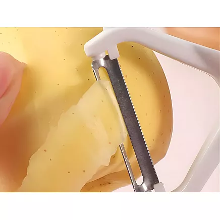 Vegetable and Fruit Peeler – Double-Blade Ergonomic Peeler and Scraper