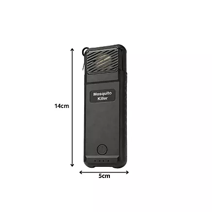 BLACK MOSQUITO REPELLENT – MOSQUITO KILLER USB PORTABLE WITH 6 REFILLS