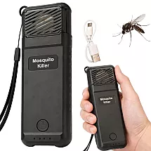 BLACK MOSQUITO REPELLENT – MOSQUITO KILLER USB PORTABLE WITH 6 REFILLS