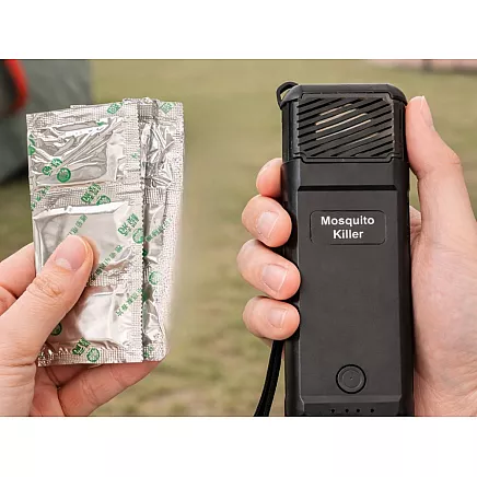 BLACK MOSQUITO REPELLENT – MOSQUITO KILLER USB PORTABLE WITH 6 REFILLS