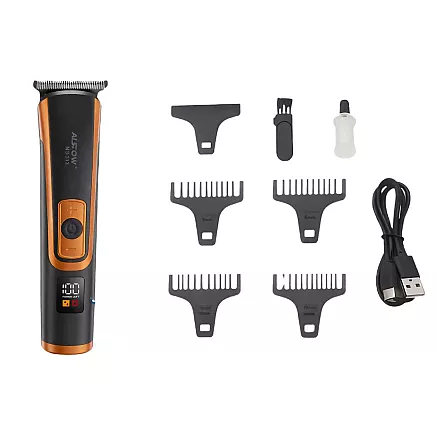 Bārdas trimmeris, matu griešanas mašīna, USB, uzgaļu komplekts