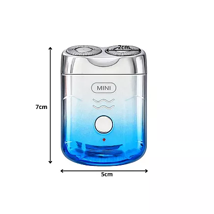 MINI USB skūšanās trimmeris – kabatas skūšanās mašīna bārdai un sejai vīriešiem