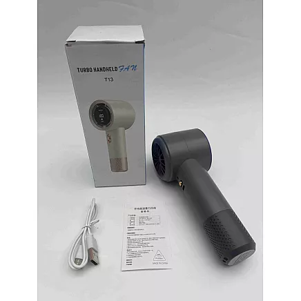HANDHELD FAN T13 BLACK (100)