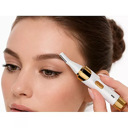 Эпилятор 4-в-1 для тела, ног и лица; триммер для зоны бикини, бровей и носа; бритва с USB-зарядкой