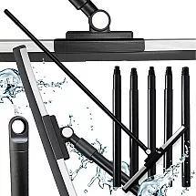 Скребок для сбора воды с пола, окон, стекол и зеркал; веник; скребок