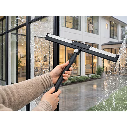 Скребок для сбора воды с пола, окон, стекол и зеркал; веник; скребок