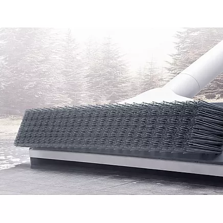 2-in-1 water squeegee with brush – adjustable handle for floors, windows and showers