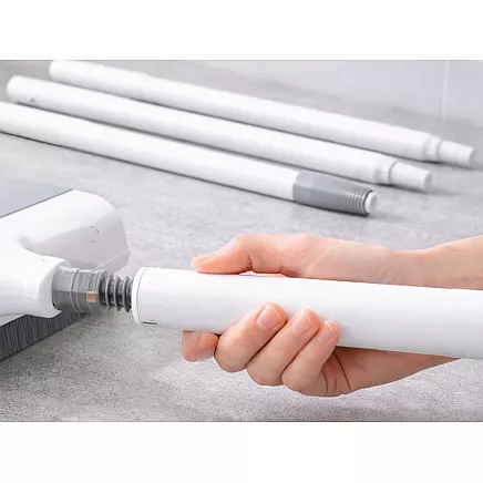 2-in-1 water squeegee with brush – adjustable handle for floors, windows and showers