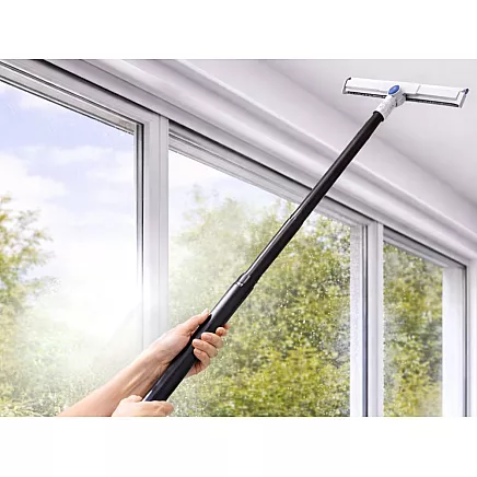 Adjustable 180° squeegee for floors, windows and shower screens – with cover