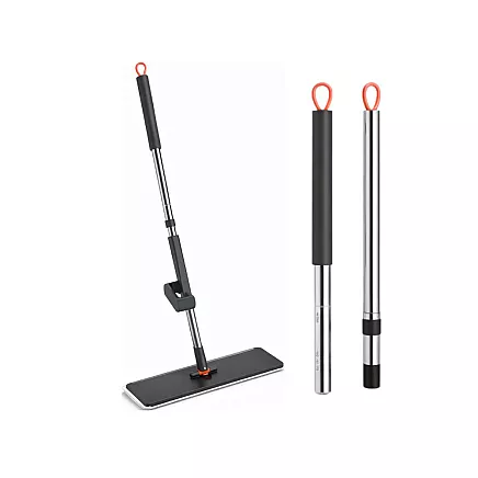 Плоская тряпка с микрофиброй, телескопическим отжимным механизмом, поворотная, впитывающая, для полов