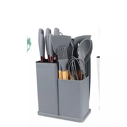 SILICONE KITCHEN SET 19 PCS GREY (12) GAB_B