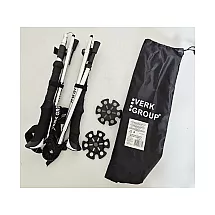 ПАЛКИ ДЛЯ СКАНДИНАВСКОЙ ХОДЬБЫ НАБОР 1 СЕРЕБРИСТЫЕ (30)