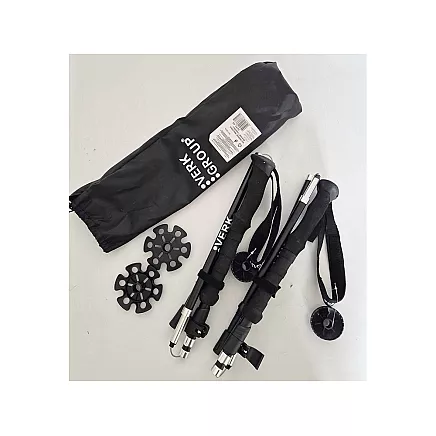 ПАЛКИ ДЛЯ СКАНДИНАВСКОЙ ХОДЬБЫ НАБОР ЧЕРНЫЕ (30)