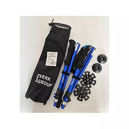 NORDIC WALKING POLES SET OF 3 BLUE (30)