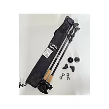 NORDIC WALKING NŪJAS KOMPLEKTS 4 MELNAS (30)