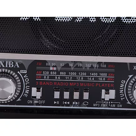 Pārnēsājams virtuves radio ar strāvas padevi no tīkla vai baterijām, FM/AM/SW, USB, AUX, TF, MP3, retro stils