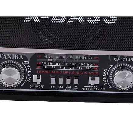 PORTABLE Mains-Powered or Battery-Operated Kitchen Radio – FM/AM/SW, USB, AUX, TF, MP3, Retro Style