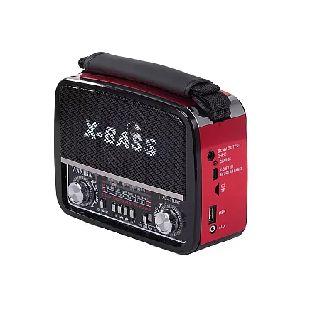 PORTABLE Mains-Powered or Battery-Operated Kitchen Radio – FM/AM/SW, USB, AUX, TF, MP3, Retro Style