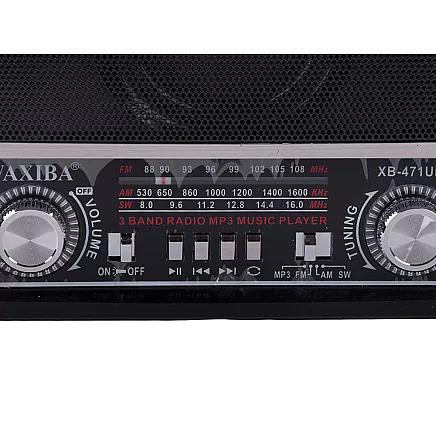 PORTABLE Mains-Powered or Battery-Operated Kitchen Radio – FM/AM/SW, USB, AUX, TF, MP3, Retro Style