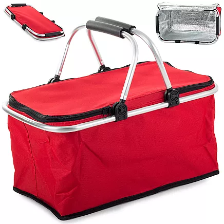 Thermal picnic basket shopping basket