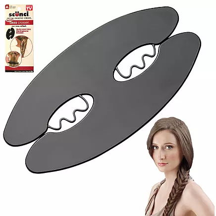 Hair pin braiding tool hair braid