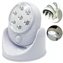 7 LED Lampa ar Kustības Sensoru Bezvadu