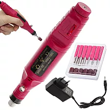 Manikīra un pedikīra aparāts, nagu frēze, pārnēsājama