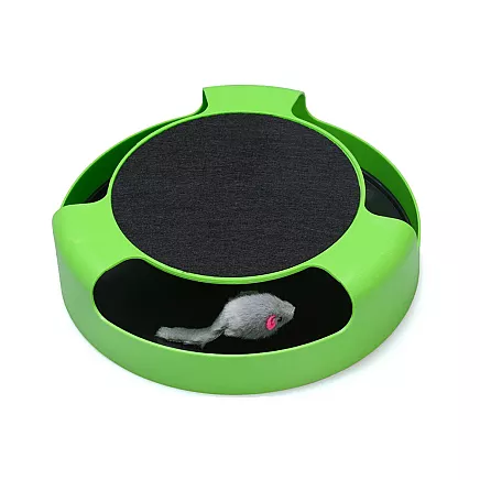 Cat toy mouse wheel scratcher mouse