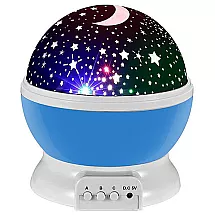 2in1 rotating starry night light