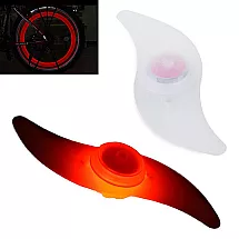 Luminiscējošs LED velosipēda spieķa vāciņš sarkans