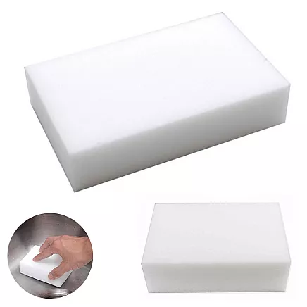 Magic sponge for cleaning stains removes dirt