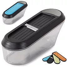 Multifunkcionāla rīve ar konteineru dārzeņiem un augļiem