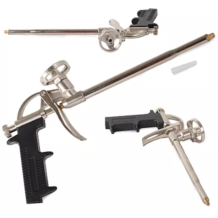 Metal installation foam gun