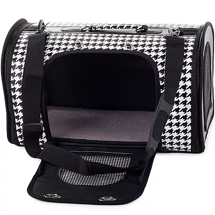 Pārnēsājamā soma suņiem un kaķiem 49 cm, balta